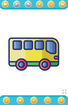 city bus - coloring book - Screenshot 1