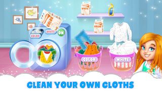 Laundry Rush Washing Shop Game - Screenshot 1