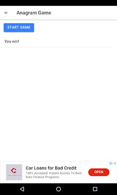 Anagram Game - Screenshot 2