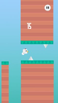 Square bouncing bird - Screenshot 2