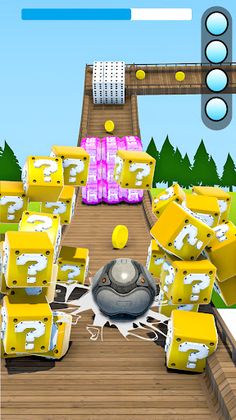 Rolling Ball Sky Race Games 3D - Screenshot 2