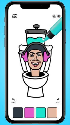 Toilet Monster Coloring Master - Screenshot 2