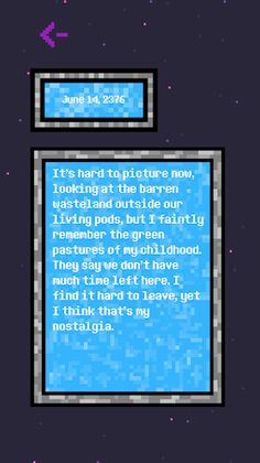 Spaceman's Journal - Screenshot 2