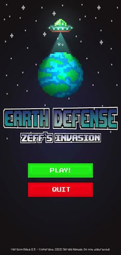 Earth Defense: Zeff's Invasion - Screenshot 1