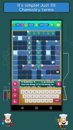 Chemistry Crossword Puzzle - Screenshot 2