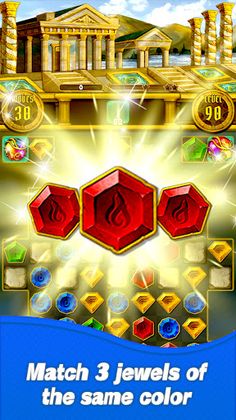 Jewel Olympus: Match 3 Puzzle - Screenshot 1
