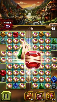 Jewel Amazon : Match 3 Puzzle - Screenshot 1