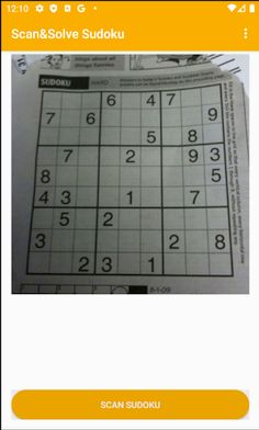 Scan&Solve Sudoku - Screenshot 2
