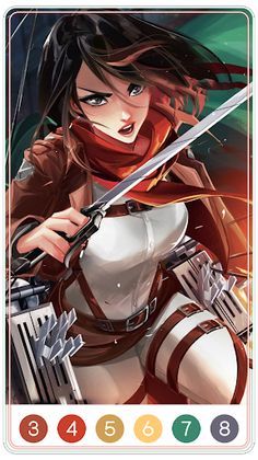 Attack on Titan Coloring Game - Screenshot 3