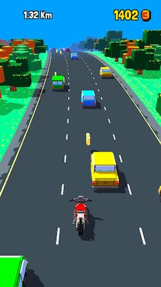 Rainbirth Motor race Traffic B - Screenshot 1