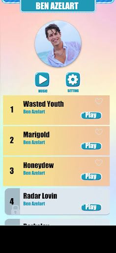 Ben Azelart Music Tiles Game - Screenshot 1