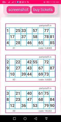 Tambola Tickets - Screenshot 3