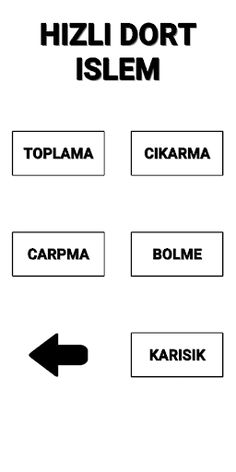 Hızlı Dört İşlem - Screenshot 2