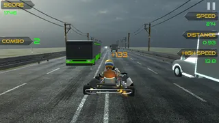 Traffic Go Kart Racer 3D - Screenshot 3