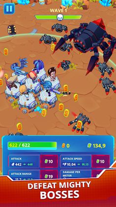 Base Astro Defense: Idle TD - Screenshot 1