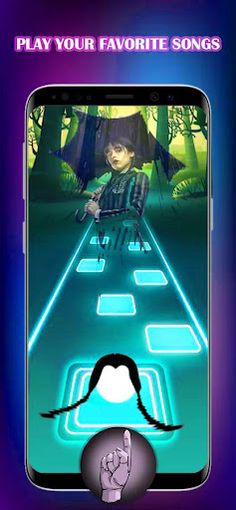 Wednesday Addams - Tiles Hop - Screenshot 2