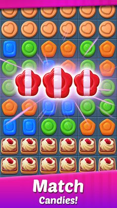 Candy Story - Match 3 Manor - Screenshot 1