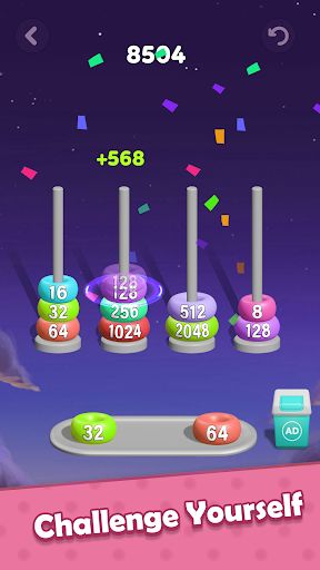 2048 Sort Stack Merge - Screenshot 3