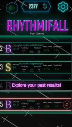 Rhythmifall - music game - Screenshot 4