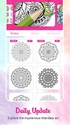 Mandala - Paint By Number - Screenshot 2