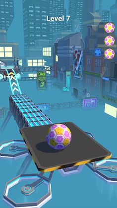 Cyber Rolling: Ball balance - Screenshot 1