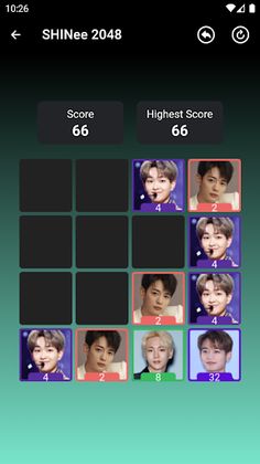 SHINee 2048 Game - Screenshot 3