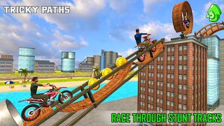 Tricky Moto Bike Trail Stunt - Screenshot 2