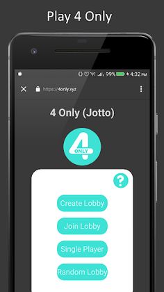 4 Only Jotto: The 4 Letter Log - Screenshot 1