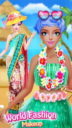 World Princesses Makeup Travel - Screenshot 2