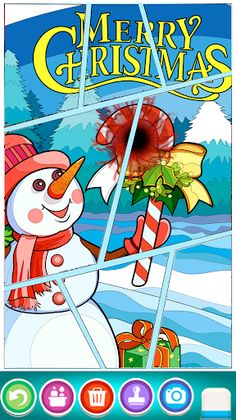 Christmas Winter Coloring Book - Screenshot 2