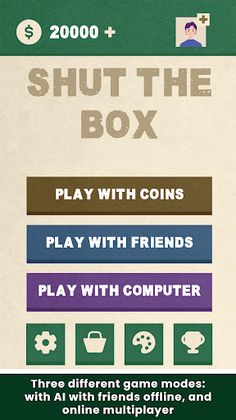 Shut The Box - MultiPlayer - Screenshot 2