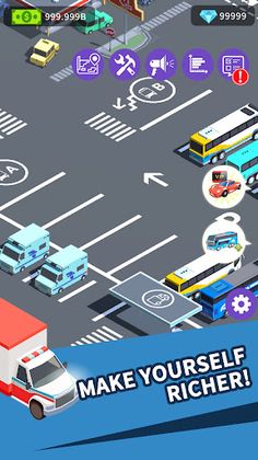 Idle Traffic Tycoon-Game - Screenshot 1