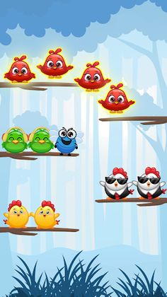 Bird Sort - Smart Puzzle - Screenshot 1
