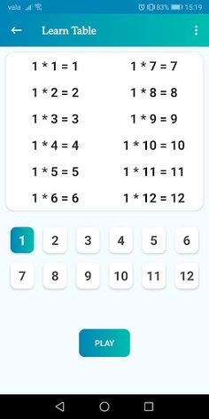 Math Game ! Multiplication tab - Screenshot 2
