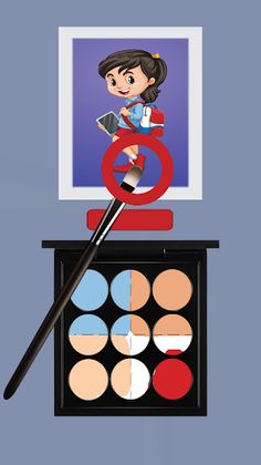 Makeup Kit Colors Mixing - Screenshot 4