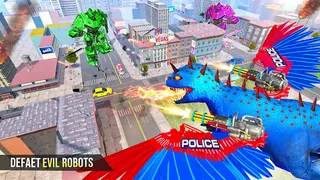 Dino Robot Games Car Transform - Screenshot 3