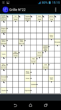 Mots Fléchés - Screenshot 4