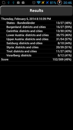 Austria Map Quiz - Screenshot 4