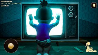 Baby in Pink Horror House Game - Screenshot 2