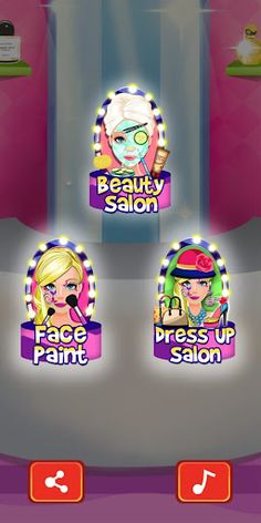 MAKEUP FACE PAINT PARTY SALON - Screenshot 2