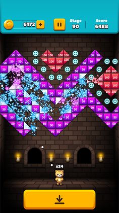 BRICK BREAKER : CAT - Screenshot 1