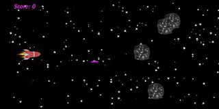 Rocket VS asteroids - Screenshot 2