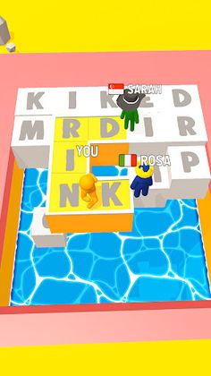 Word Race 3D - Screenshot 1