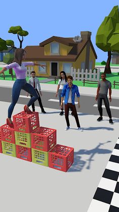 Crate Milk Challenge 3D - Screenshot 1