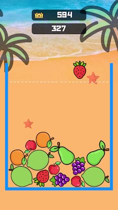 Watermelon Drop Merge Fruits - Screenshot 3