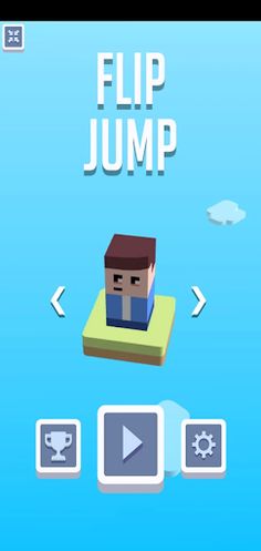 O Aventureiro Azul Flip Jump - Screenshot 2