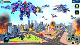 Jet Robot Car Transform 3D - Screenshot 2