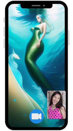Mermaid Fake Call video prank - Screenshot 2