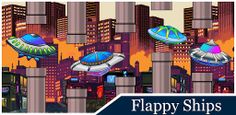 Robo Flappy Ship - Cop Fly 2D - Screenshot 3