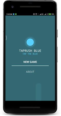 TapRush Blue - satisfying tapp - Screenshot 1